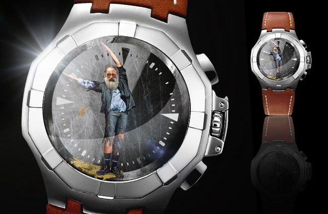 So, You're a Giant of Means? An Imprisoned Man Can Become Your Stylish Timepiece Today!