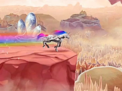 Robot Unicorn Attack 2 Exclusive Gameplay Video - Adult Swim Games
