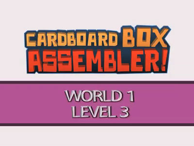 Watch Free Online Video Cardboard Box Assembler Walkthrough - World 1, Level 3 
