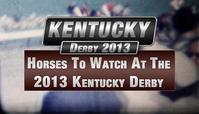 Horses to Watch at the 2013 Kentucky Derby