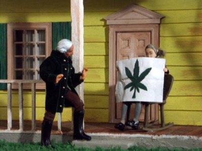 Betsy's Leafy Flag - Robot Chicken