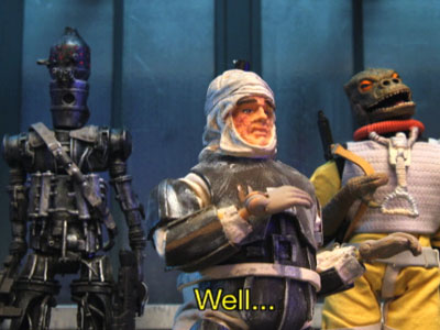 Dengar on the Elevator - Robot Chicken