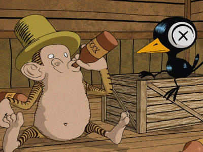 Watch Free Online Video The Drinky Crow Show - Guard the Spy 