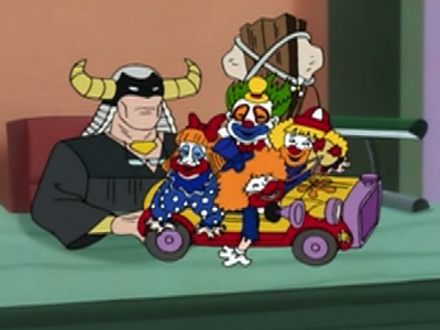 The Clown Car Timeline - Harvey Birdman, Attorney at Law