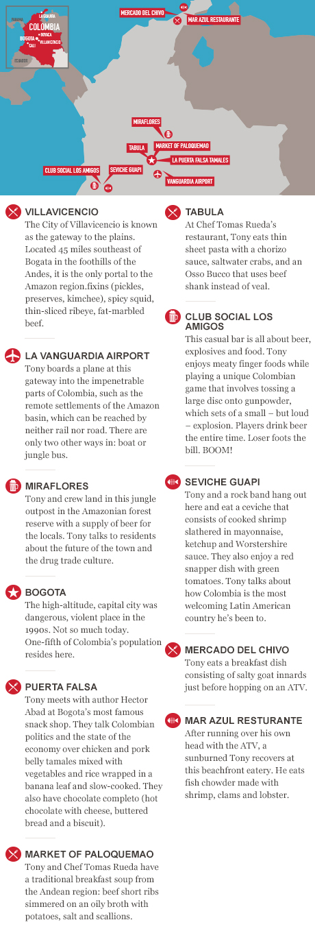 Anthony Bourdain Parts Unknown Colombia Cnn Com