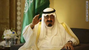 King Abdullah ruled Saudi Arabia since 2005.