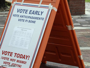  Miami, Florida early voting site.