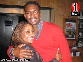 iReporter Sarah Hampton met Bill Bellamy at a comedy club in Atlanta, Georgia, last month.
