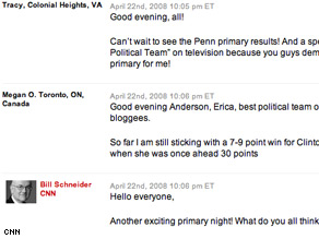 Bill Schneider responds to viewer comments Tuesday.
