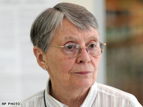   Sister Julie McGuire, a polling place inspector, had to turn away about a dozen of her fellow nuns when they showed up without proper identification in South Bend, Indiana.