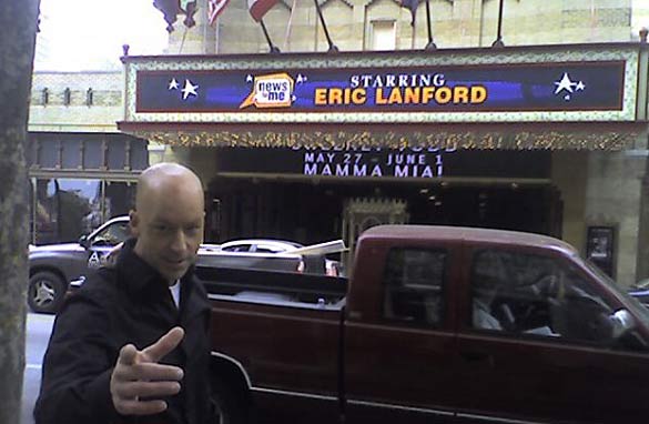 Eric in front of the Fox Theatre
