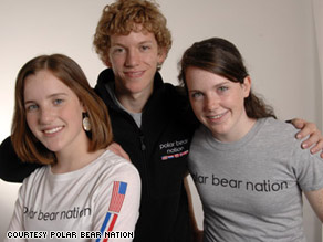 Half of the proceeds from the teens' 'Polar Bear Gear' help fund a program that sends kids to the Arctic North.