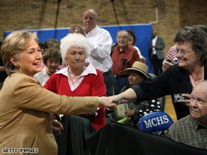 Hillary Clinton campaigns in Kentucky Monday ahead of the states primary.