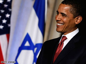   Sen. Barack Obama at an event to honor the 60th anniversary of Israel’s independence in Washington, D.C.