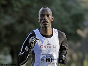 Gilbert hits the road in the Austin half-marathon.