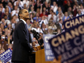 Obama claimed the Democratic presidential nomination Tuesday night in a long-time-coming victory.