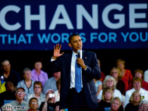 Sen. Obama reminded voters of the rising costs of the Iraq war