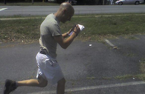 Eric multitasking