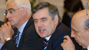 Gordon Brown called banking a unique sector that, when it fails, poses a high cost.