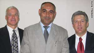 Left to right, Dr. Kendall Roth, Dr. Sabah Mahmood of Tikrit University, and Dr. Scott Koerwer.