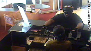 The bandit last hit the Tamarac, Florida, branch of Bank Atlantic on Saturday.