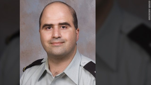 Maj. Nidal Malik Hasan is a U.S.-born citizen of Palestinian descent. He's accused of killing 13 people.