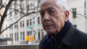 Anthony Marshall arrives Monday morning at court in New York for sentencing. He got one to three years in prison.