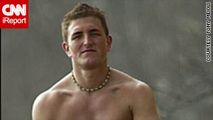 After losing 160 pounds, Charles D'Angelo got a shirtless picture of himself shown in Cosmopolitan.