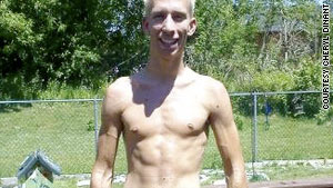 Jason Dinant dieted and exercised his way to a six-pack this June as part of his New Year's resolution in 2009.