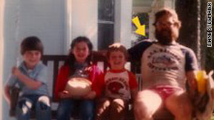 Proud daughter Liane Stegmaier believes "this is what Santa Claus looks like on summer vacation."