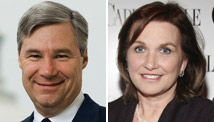 Sen. Sheldon Whitehouse and Elizabeth Edwards