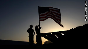 U.S. troops in Afghanistan will be a major topic of discussion at the White House on Monday, officials say.