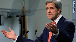 Sen. John Kerry says pulling U.S. troops out of Afghanistan could destabilize neighboring Pakistan.