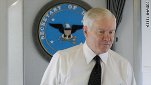 Secretary of Defense Robert Gates is expected to make an announcement of a major military review.