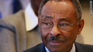The Senate Ethics Committee admonished Sen. Roland Burris for failing to meet "a much higher standard of conduct."