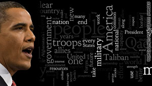 U.S. President Barack Obama said he will send 30,000 additional troops to Afghanistan.