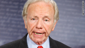 Sen. Joseph Lieberman says lowering the Medicare entry age to 55 would be too expensive.