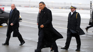 President Obama arrived in Copenhagen on Friday morning for the final day of climate change talks.