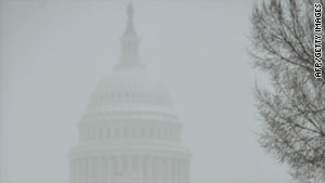 This weekend's snowstorm in Washington hasn't stalled the Senate debate to overhaul health care.