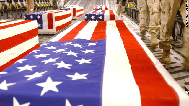 The U.S. military provides the same funeral services to troops regardless of whether they died in battle or committed suicide.