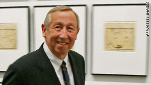 Roy Edward Disney, here in 2007, "helped to guide the studio to a new golden age of animation," the Walt Disney Co. says.