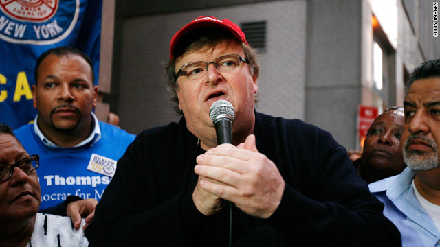 Michael Moore is currently on tour in Asia promoting his latest film, "Capitalism: A Love Story."