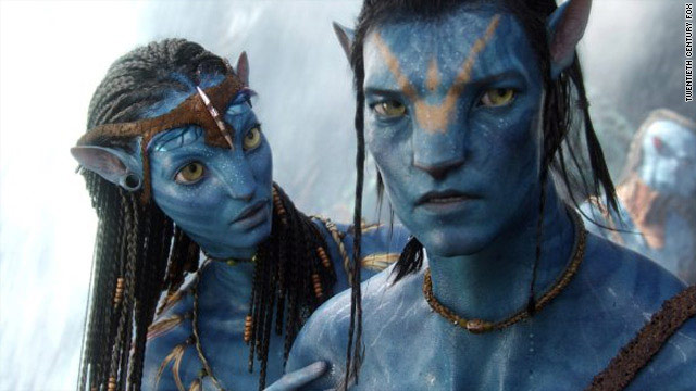 Two avatars from the hotly-anticipated new sci-fi 3D epic, "Avatar."