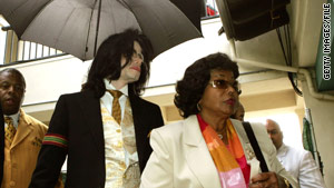 Katherine Jackson, with Michael in 2005, is challenging the appointment of Michael's estate trustees.
