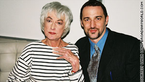 Actress Bea Arthur with Ali Forney Center Executive Director Carl Siciliano in 2005.