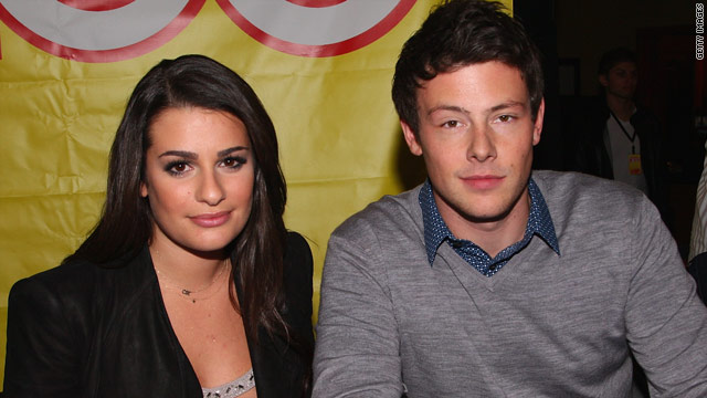 Glee actor Cory Monteith squashes rumors he s dating Lea Michele