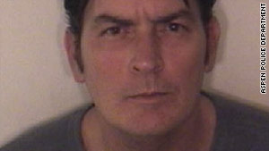 Actor Charlie Sheen stars in the TV show "Two and a Half Men."