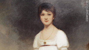 This work by British painter Ozias Humphry is the only known oil painting of Jane Austen, believed to be aged about 14.