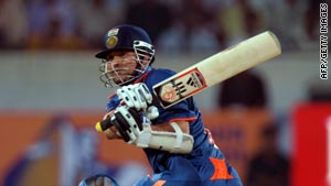 India's darling Sachin Tendulkar scored his 45th century in one-day internationals.