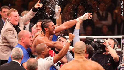 David beats Goliath to win world title